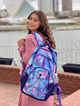 Laser Fluid Purple Backpack