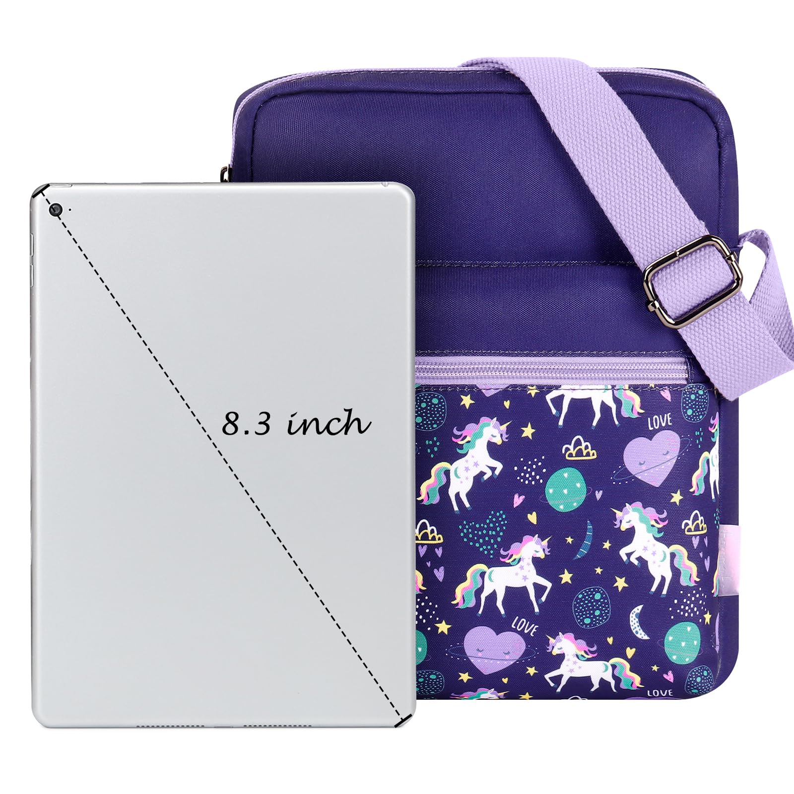 Unicorn Purple Crossbody Purse