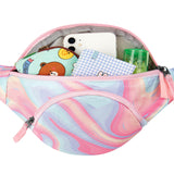 Fluid Colorful Pink Fanny Pack