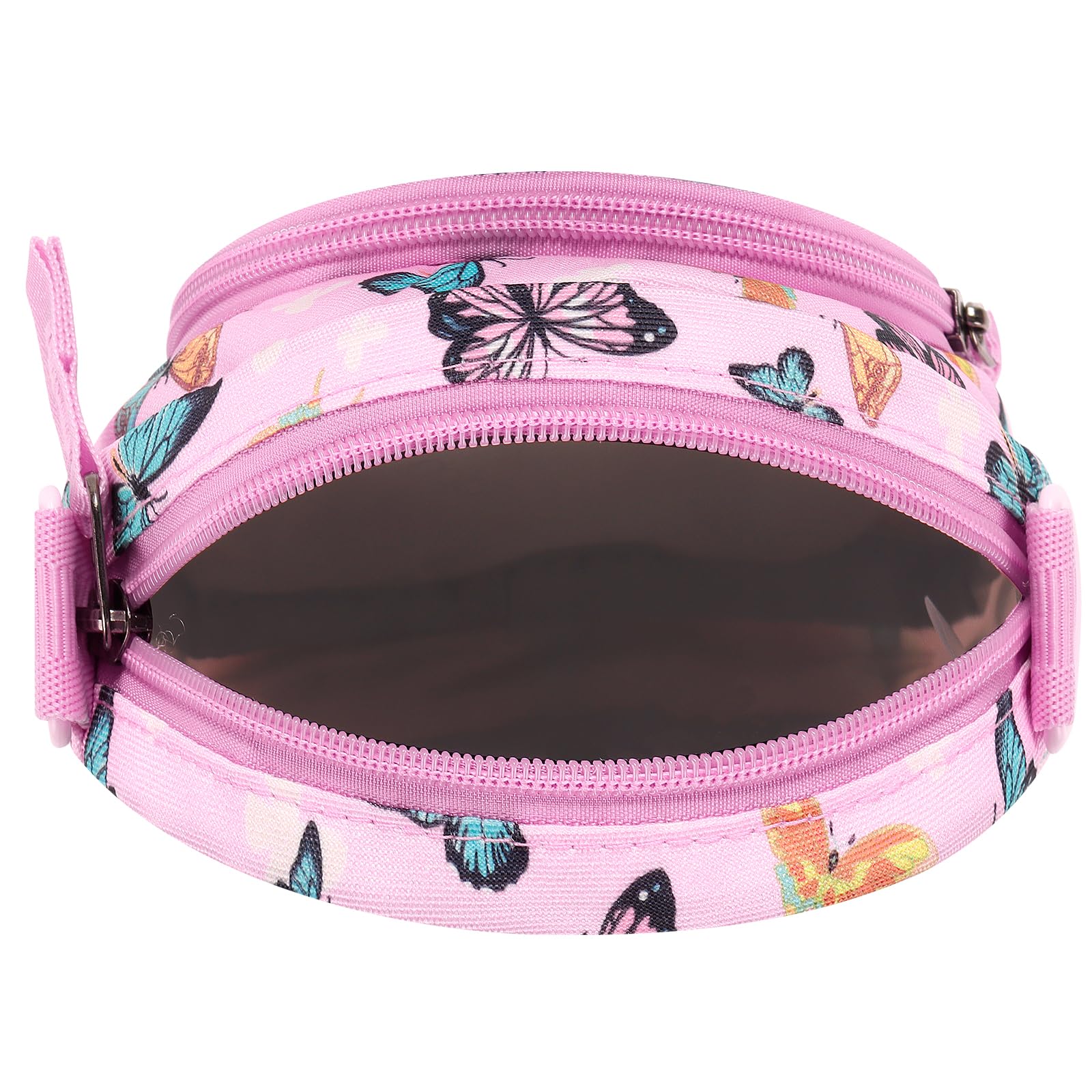 Butterfly Pink Arch Crossbody Purse