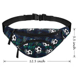 Football Black Fanny Pack