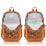 Leopard Brown Backpack