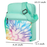 Tie Dye Green Crossbody Purse