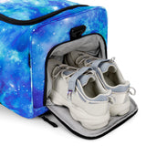 Galaxy Blue Rolling Duffle Bag