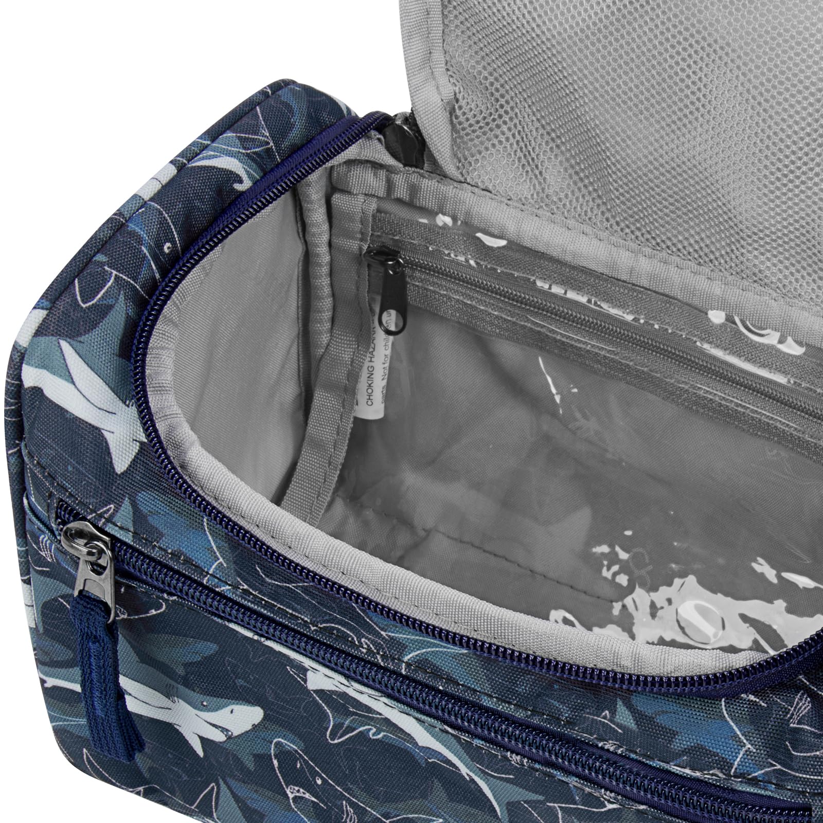 Shark Blue Toiletry Bag