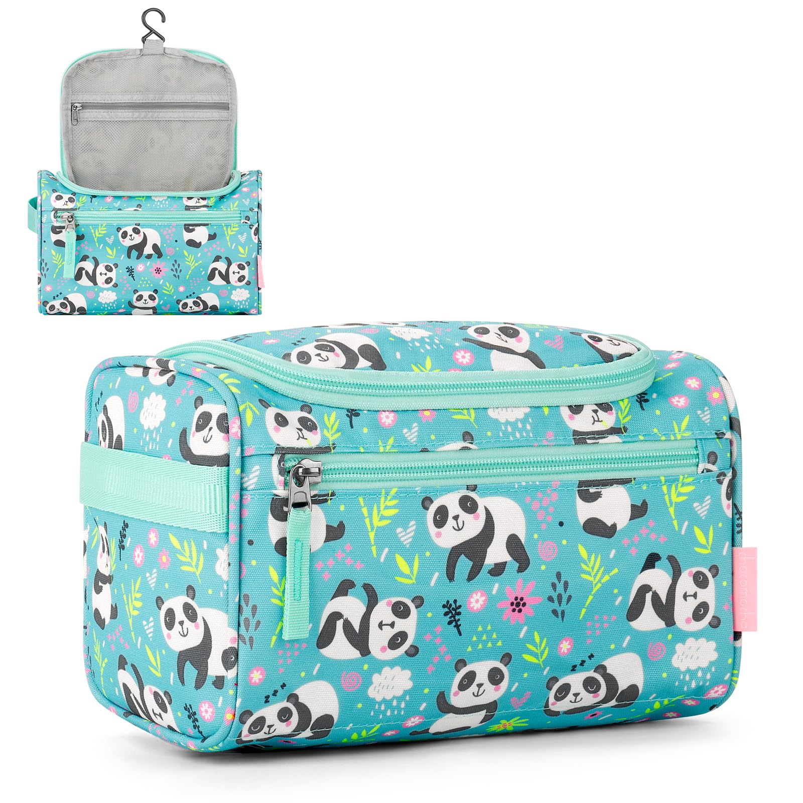 Panda Blue Toiletry Bag