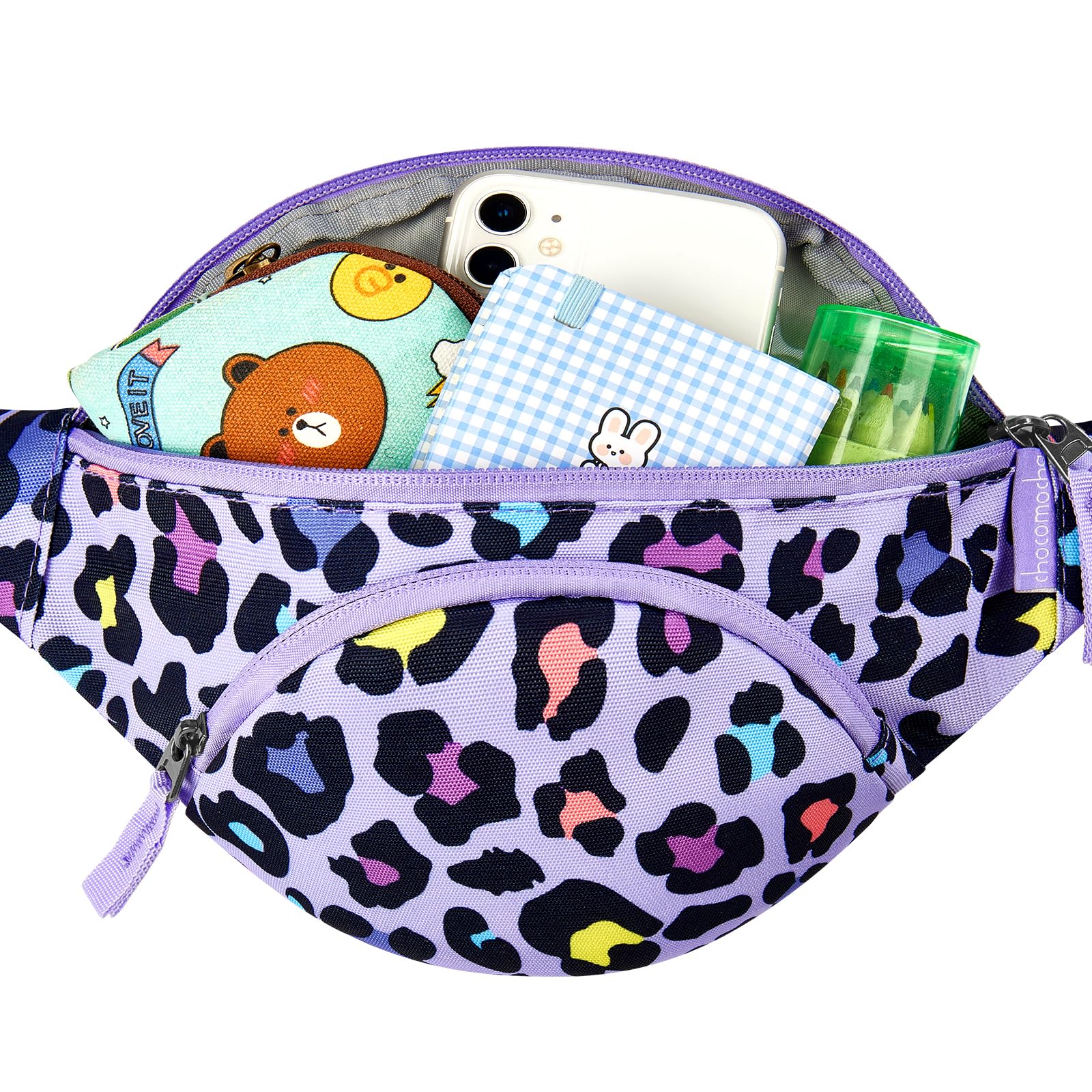 Leopard Purple Fanny Pack