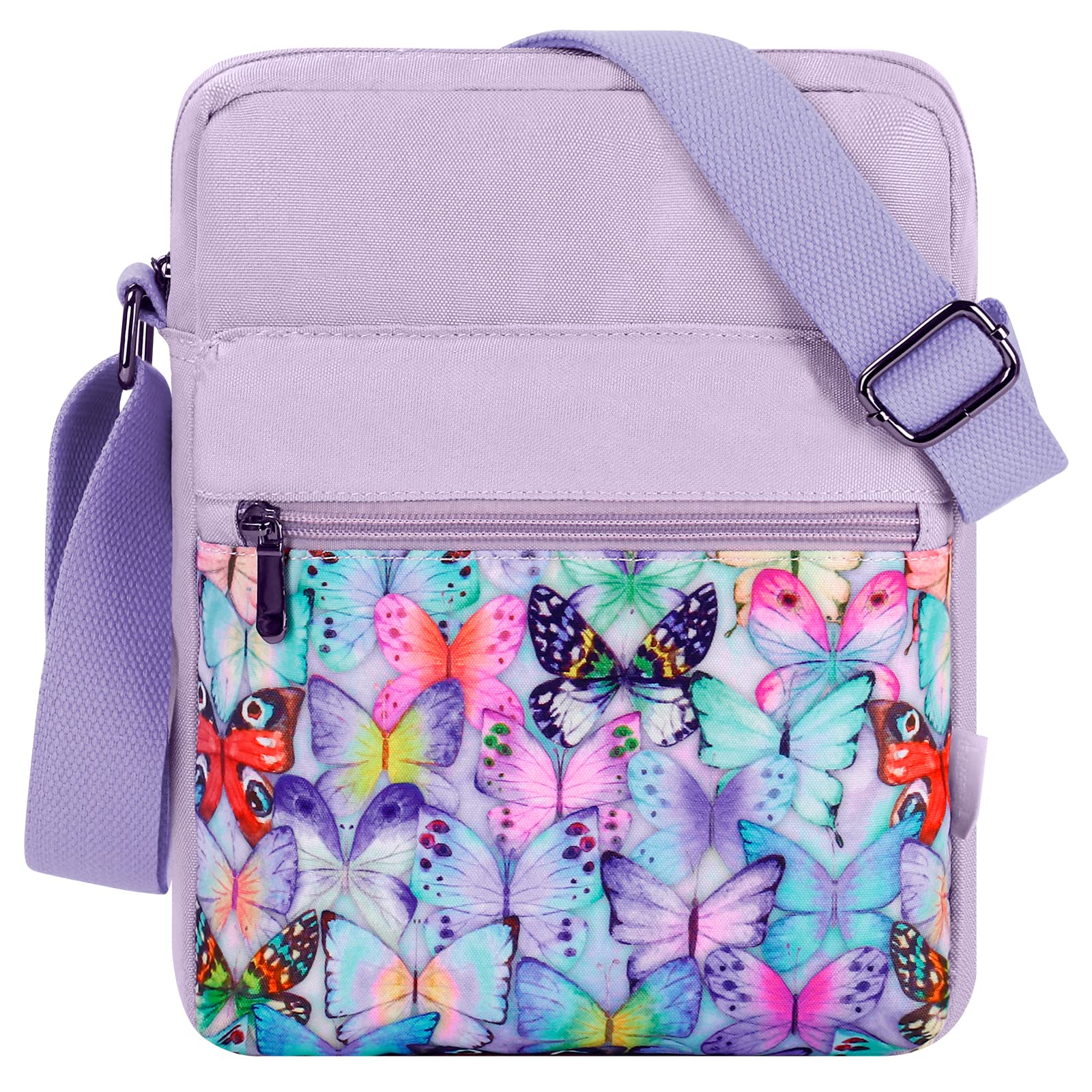 Butterfly Pink Crossbody Purse