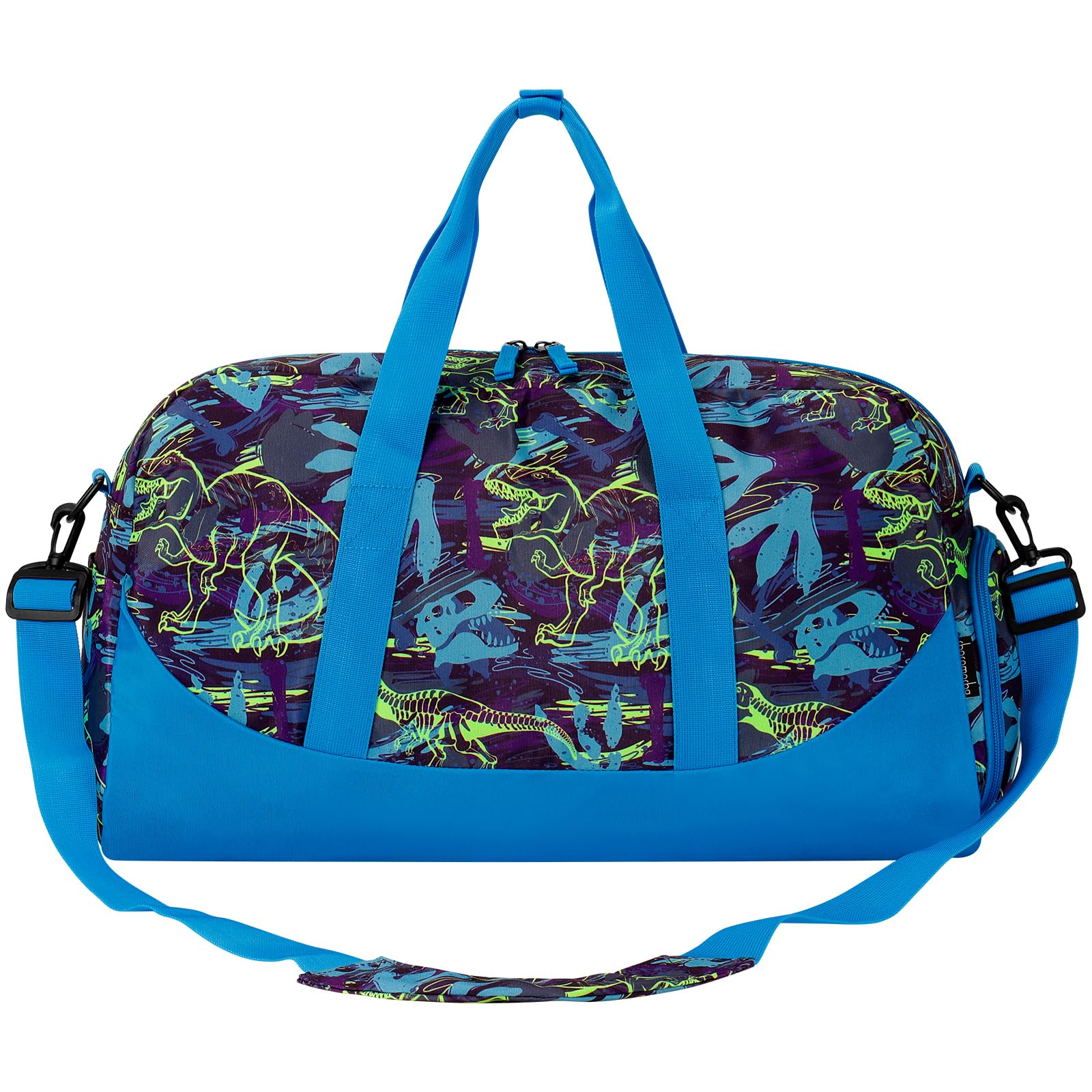 Dinosaur Blue Duffle Bag