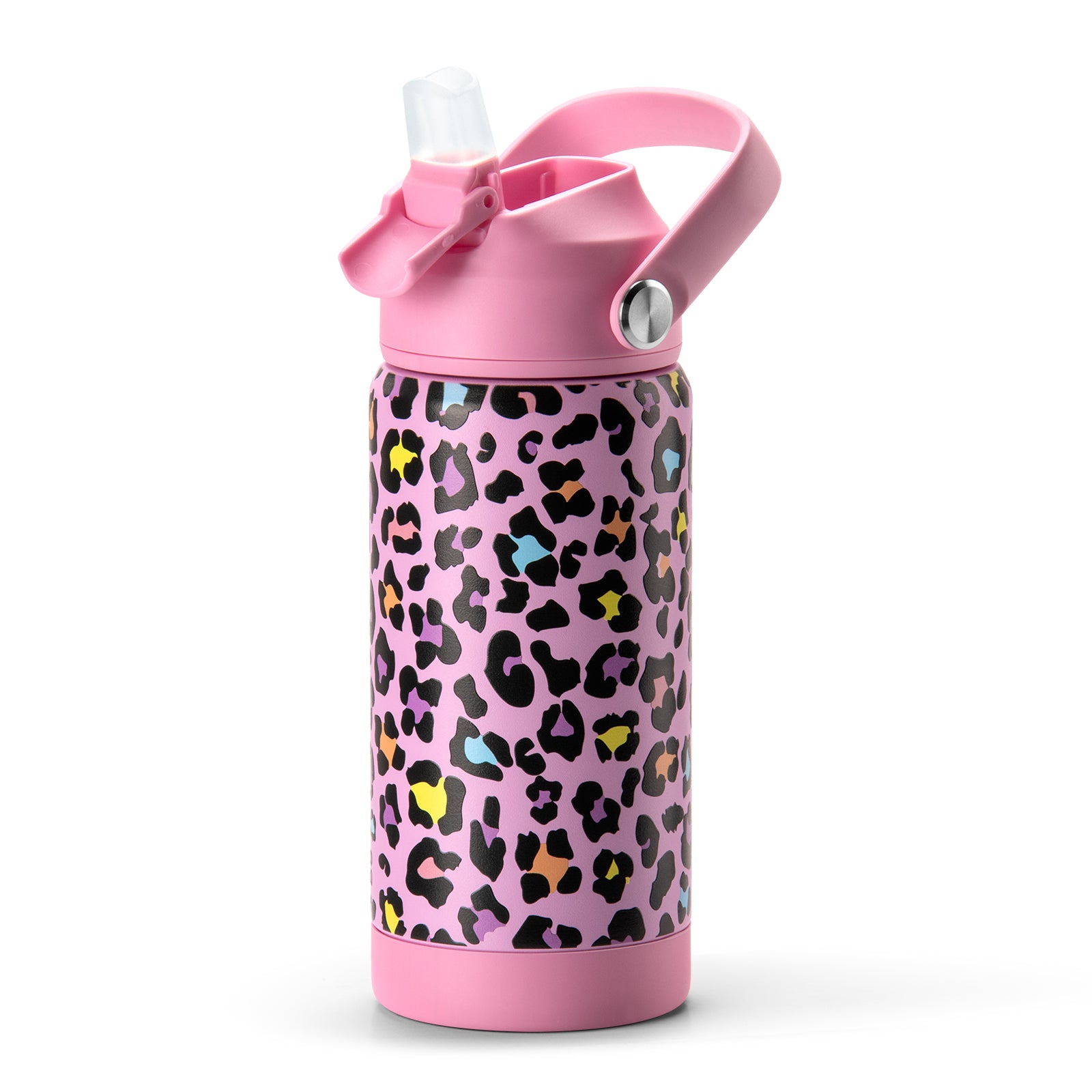 Leopard Pink Water Bottle 14Oz