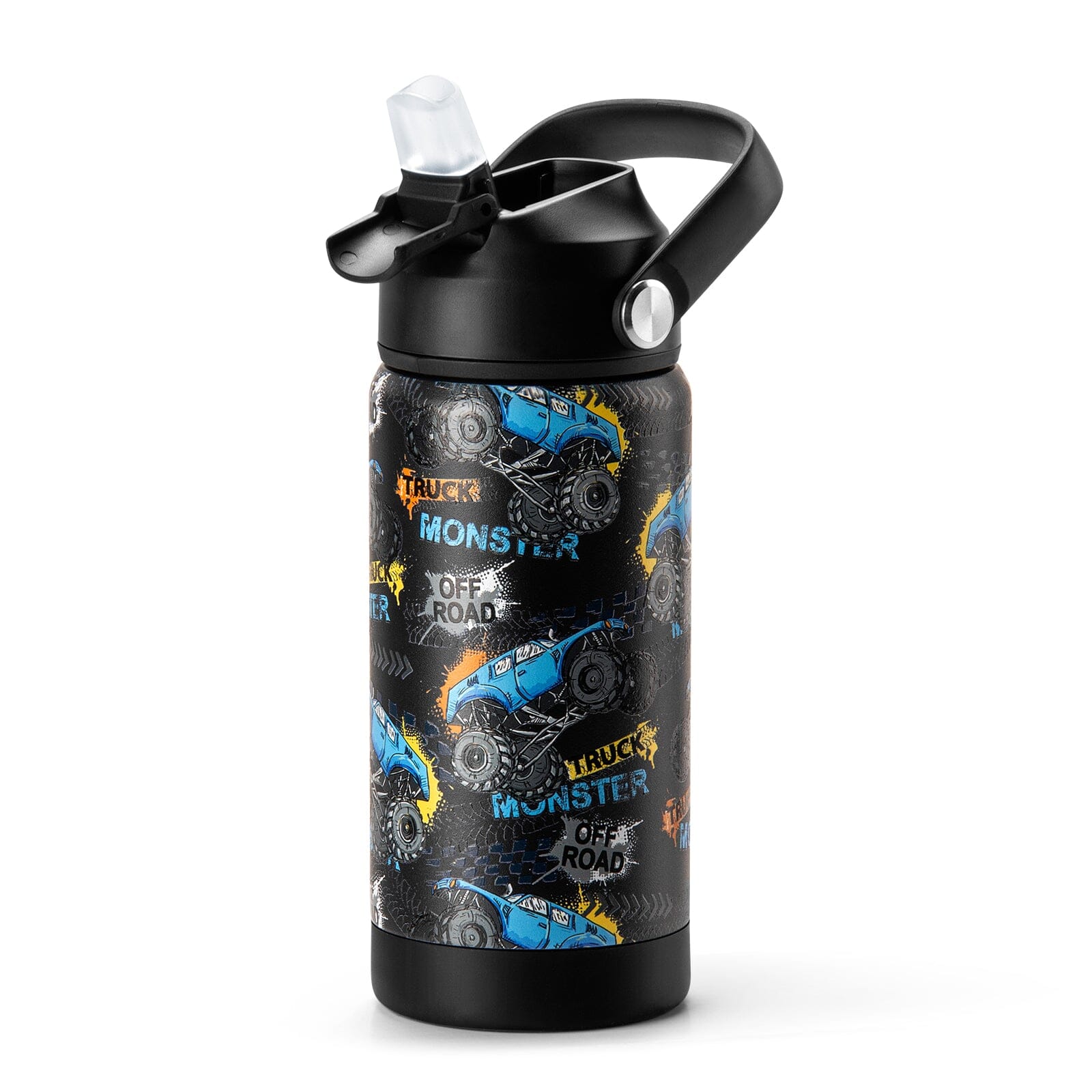 Black Truck Water Bottle chocomochakids 14Oz 