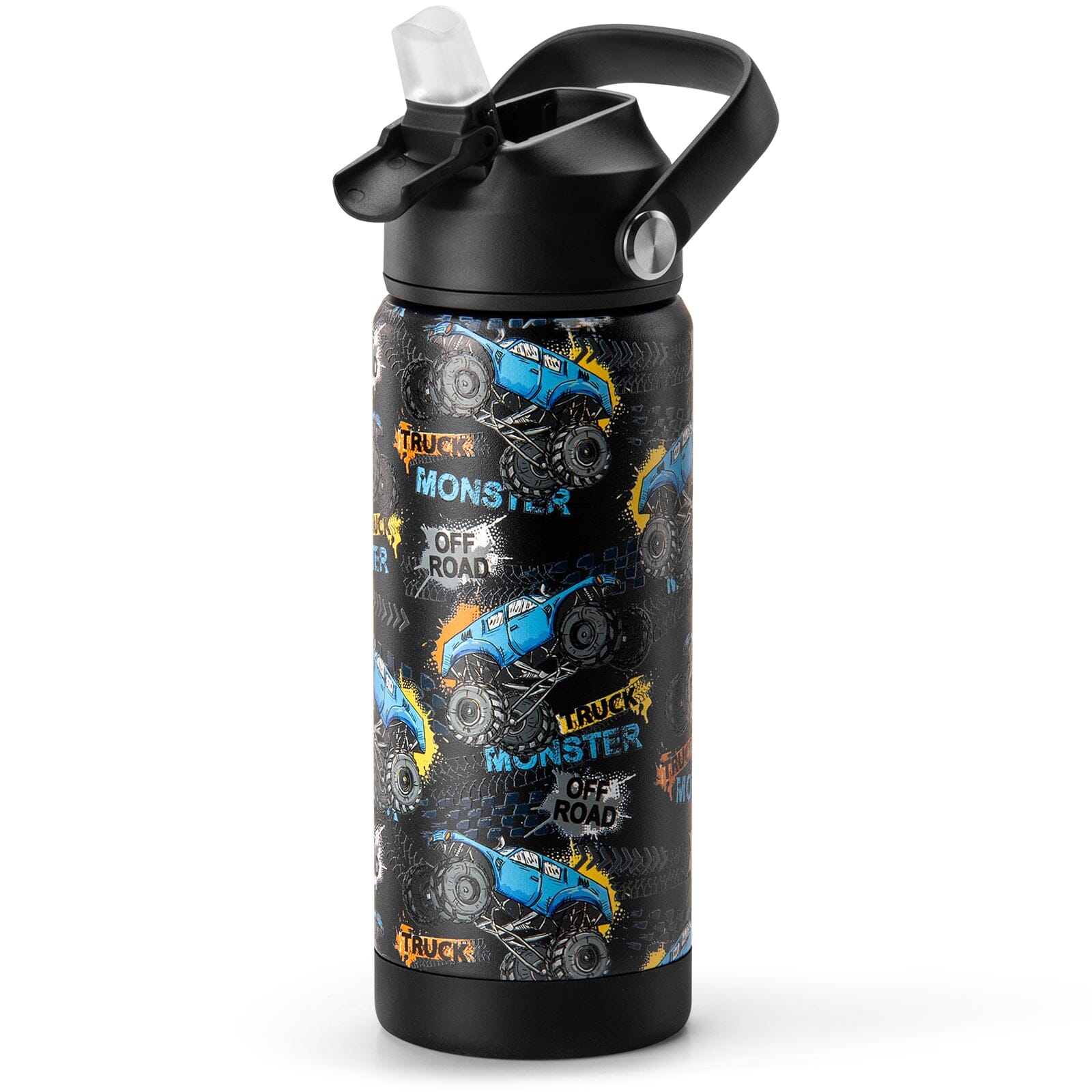 Black Truck Water Bottle chocomochakids 18Oz 