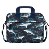 Choco Mocha 12.5 Inch Kids Shark Tablet Sleeve Bag for Boys, Kids Tablet Carrying Case for Fire HD 10, Fire HD 8, Fire 10 Tablet, Chromebook,Kindle Kids Edition, iPad, Navy Blue Choco Mocha 