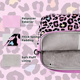 Choco Mocha 12.5 Inch Kids Tablet Sleeve Bag for Girls, Leopard Pink, Polyester, Crossbody Choco Mocha 