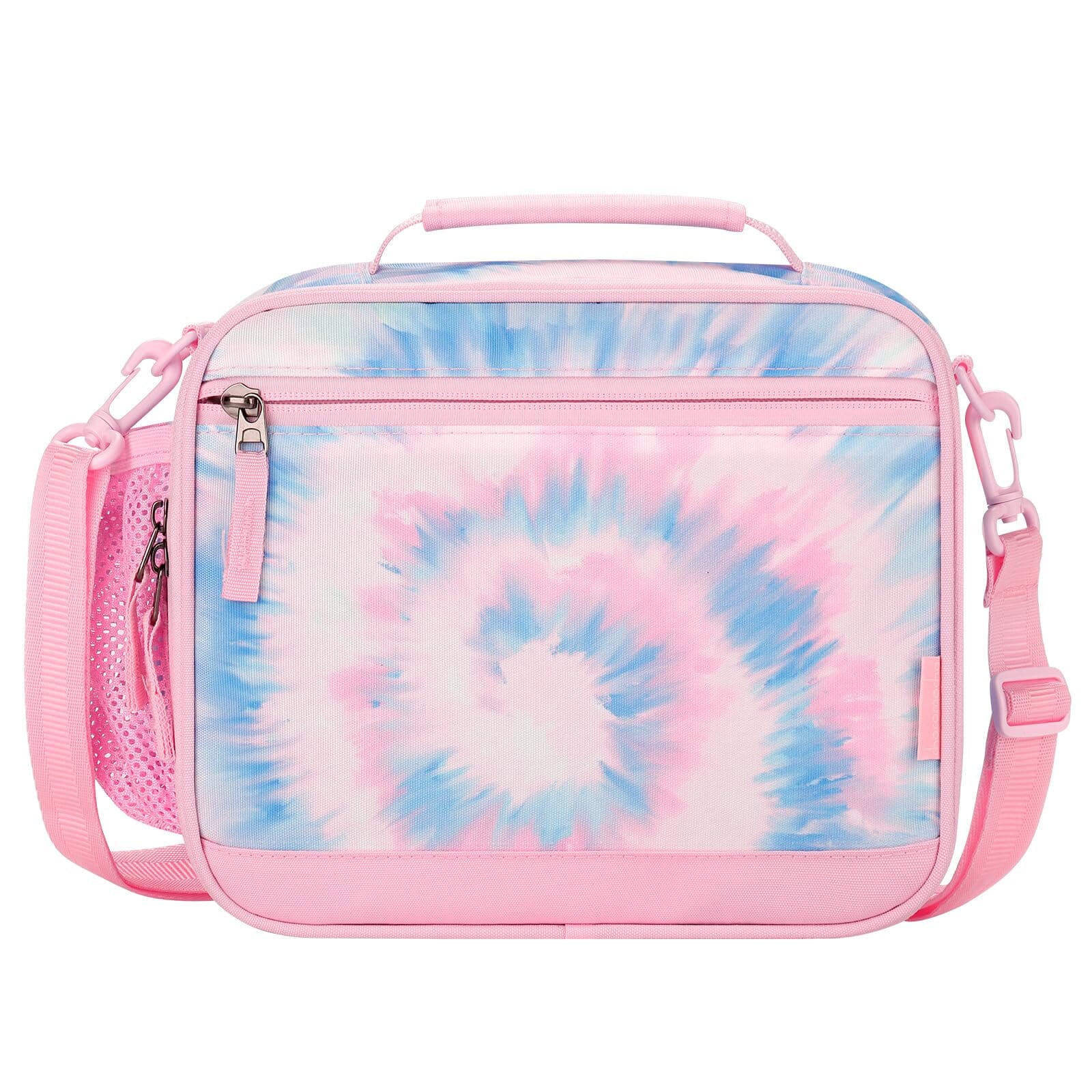 Choco Mocha Tie Dye Kids Lunch Box for Girls Lunch Boxes for School Lunch Bag for Girls with Shoulder Strap for Toddler Preschool Kindergarten kids Blue Choco Mocha 