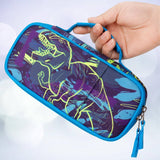 Dinosaur Blue Pencil Bag Pencil Case Choco Mocha 