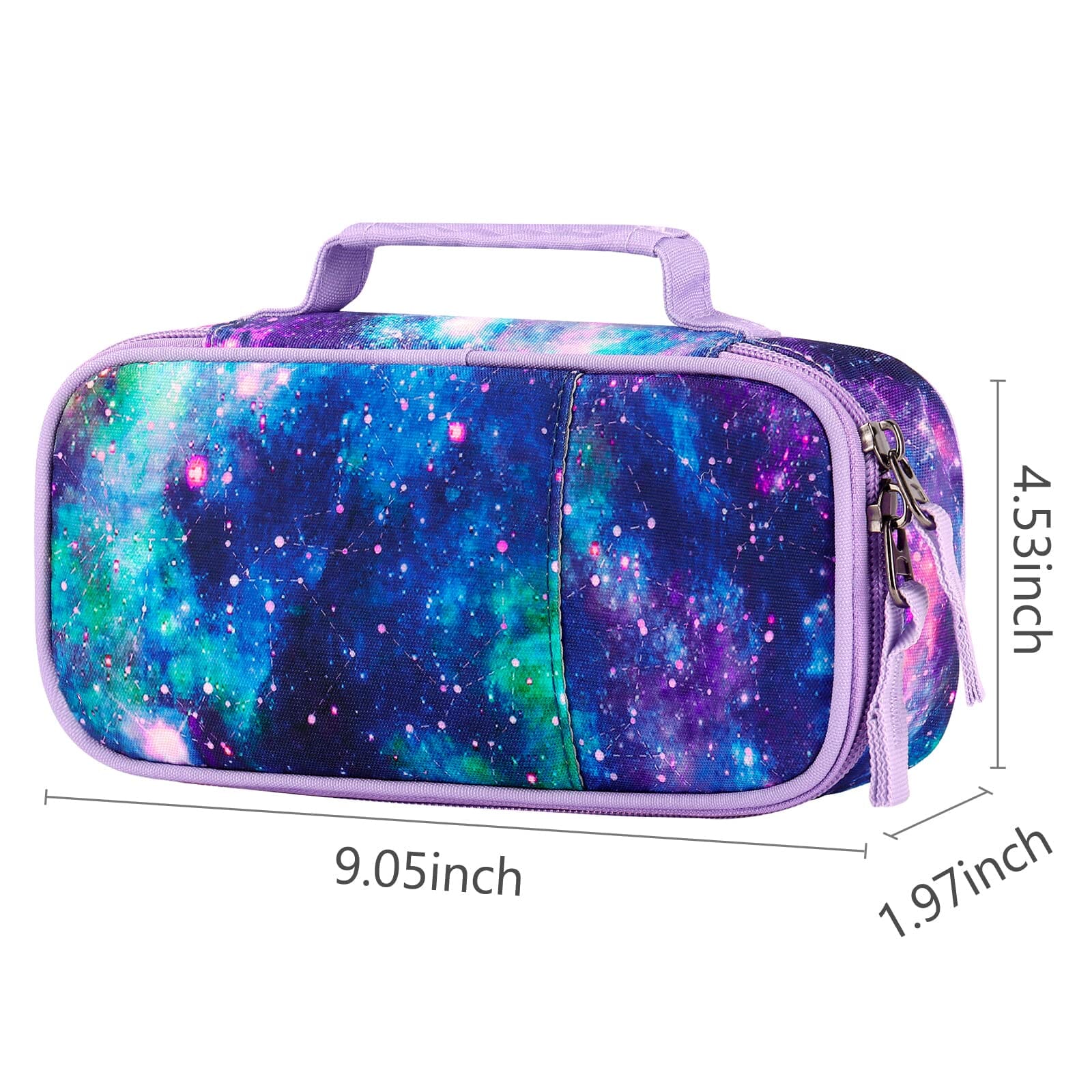 Galaxy Purple Pencil Case Pencil Case Choco Mocha 