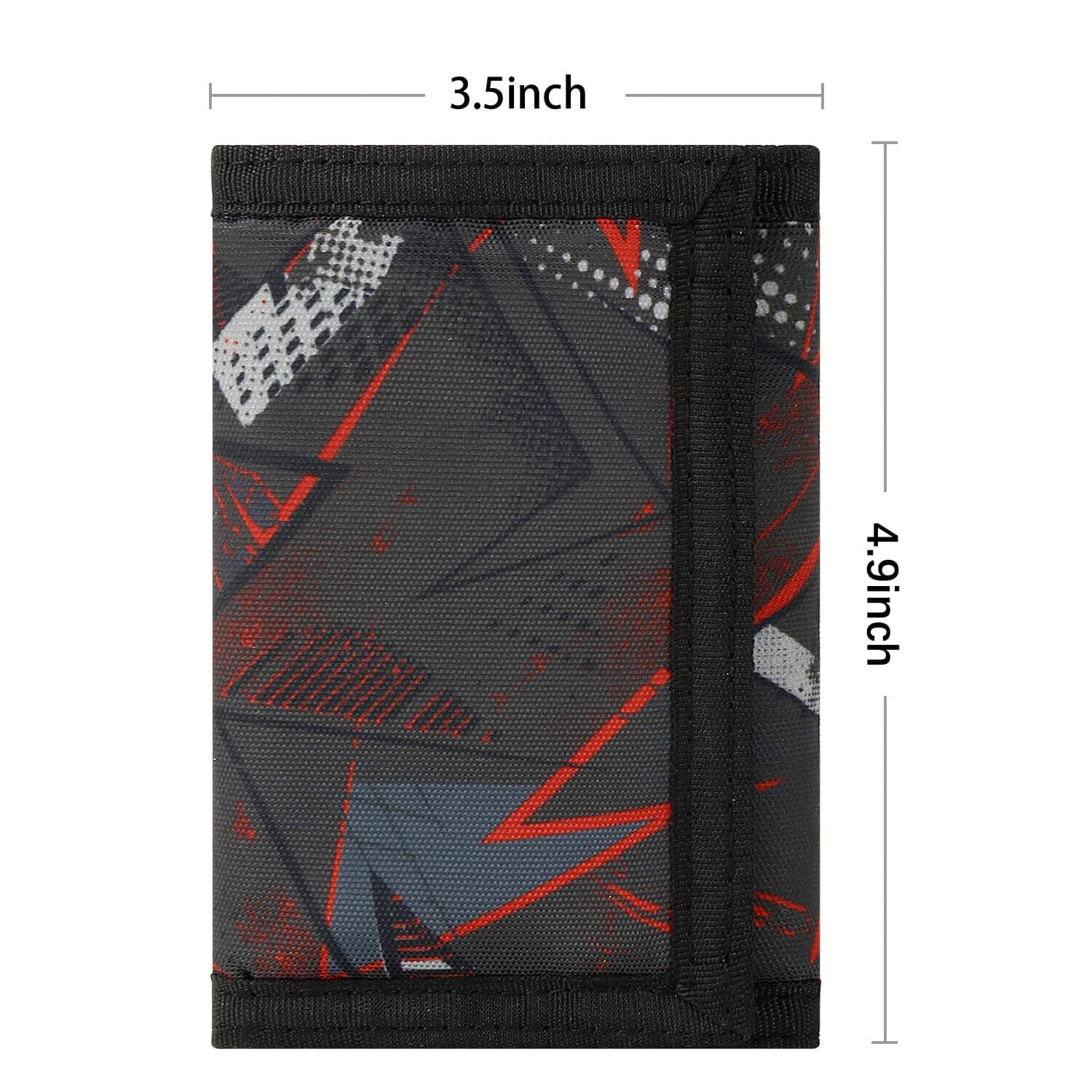 Geometry Black Red Wallet Boys Wallets Choco Mocha 