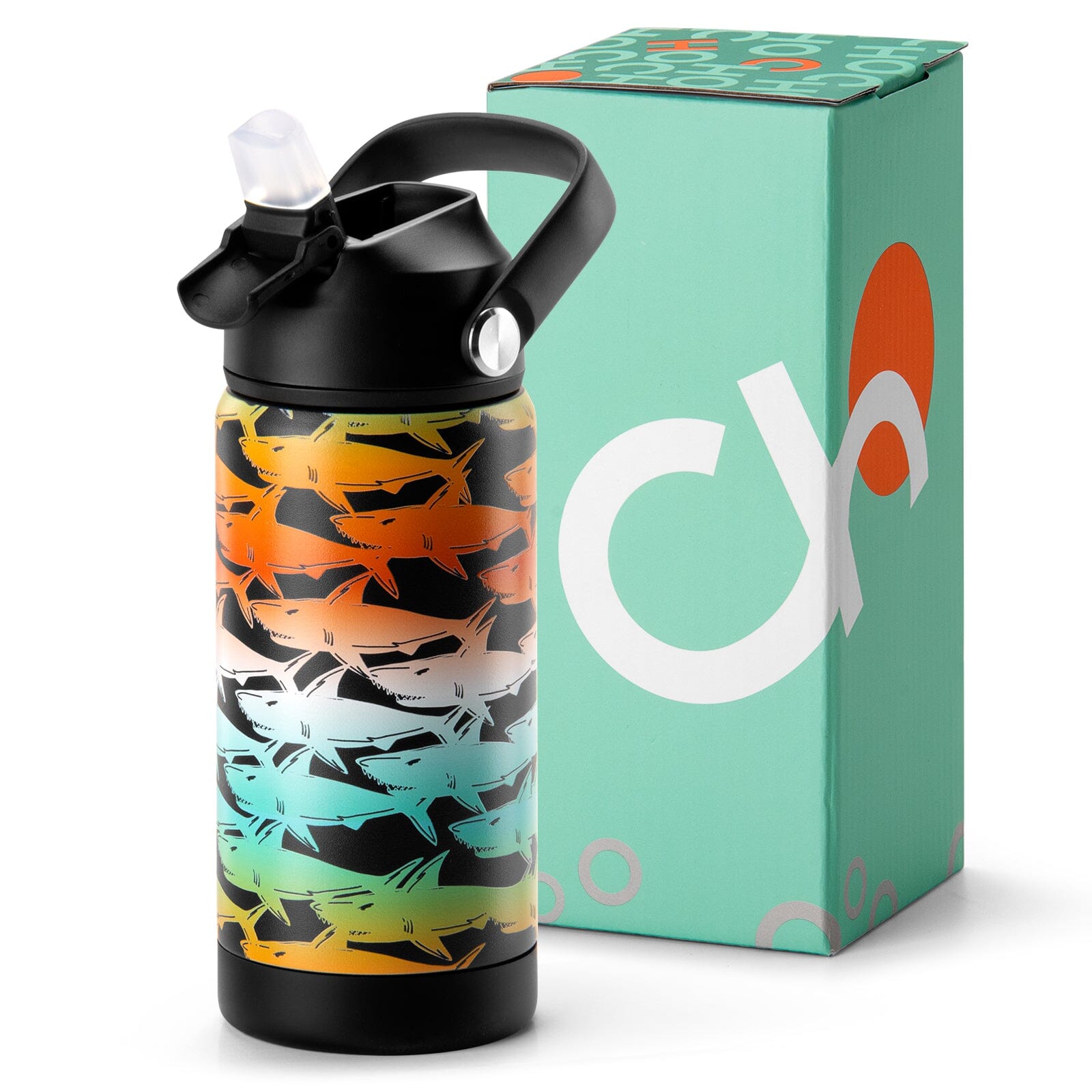 Gradient Shark Water Bottle chocomochakids 