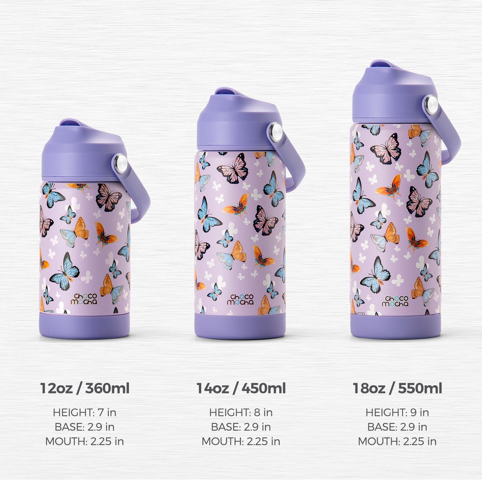 Green Panda Water Bottle 14oz chocomochakids 