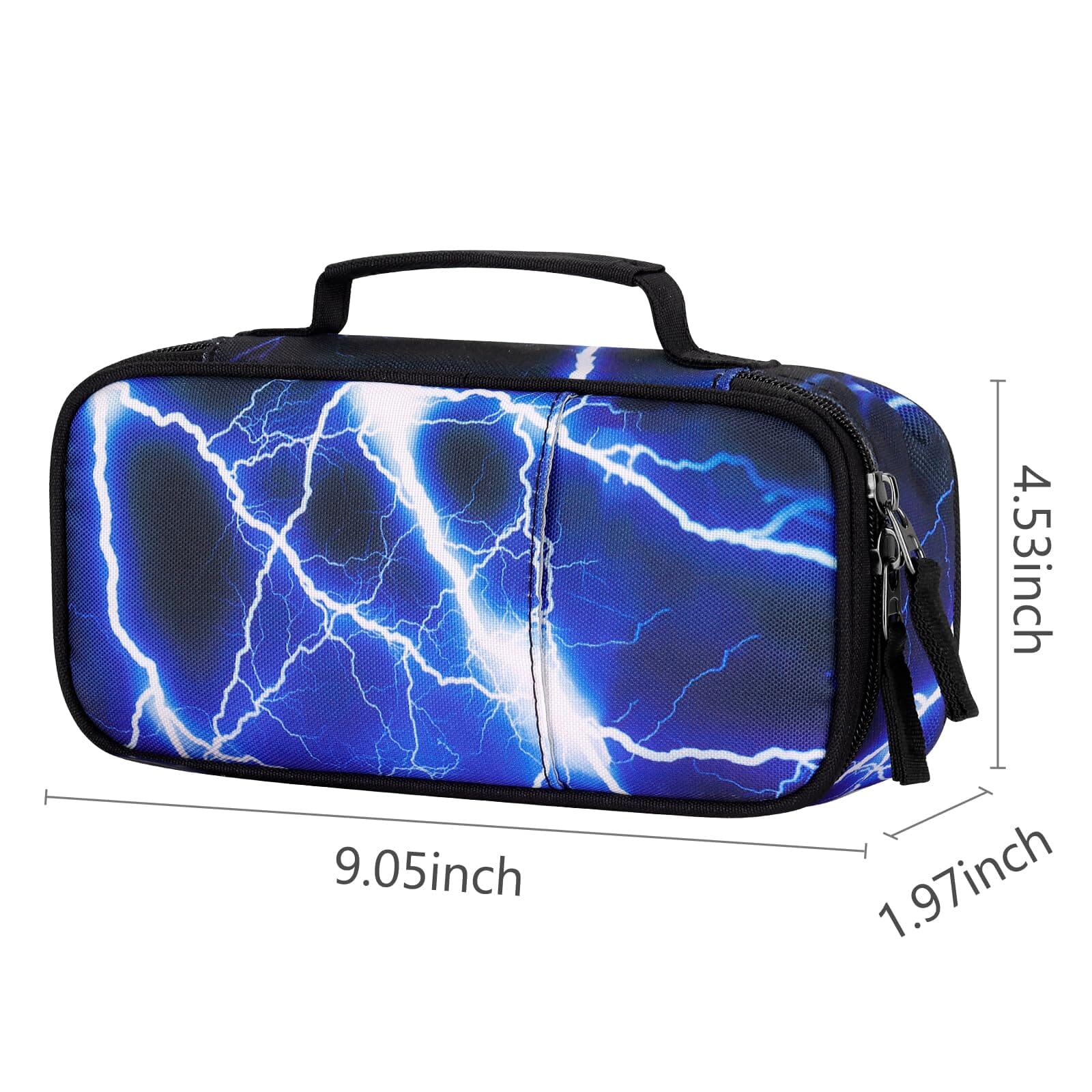 Lightning Blue Pencil Case Pencil Case Choco Mocha 