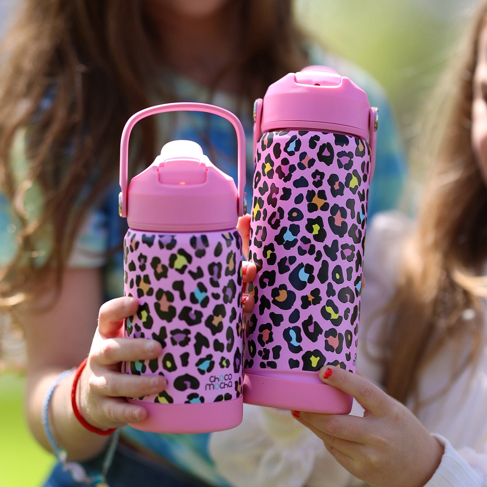 Pink Leopard Water Bottle chocomochakids 