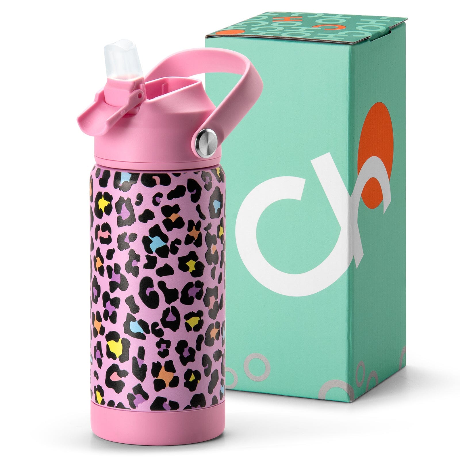 Pink Leopard Water Bottle chocomochakids 