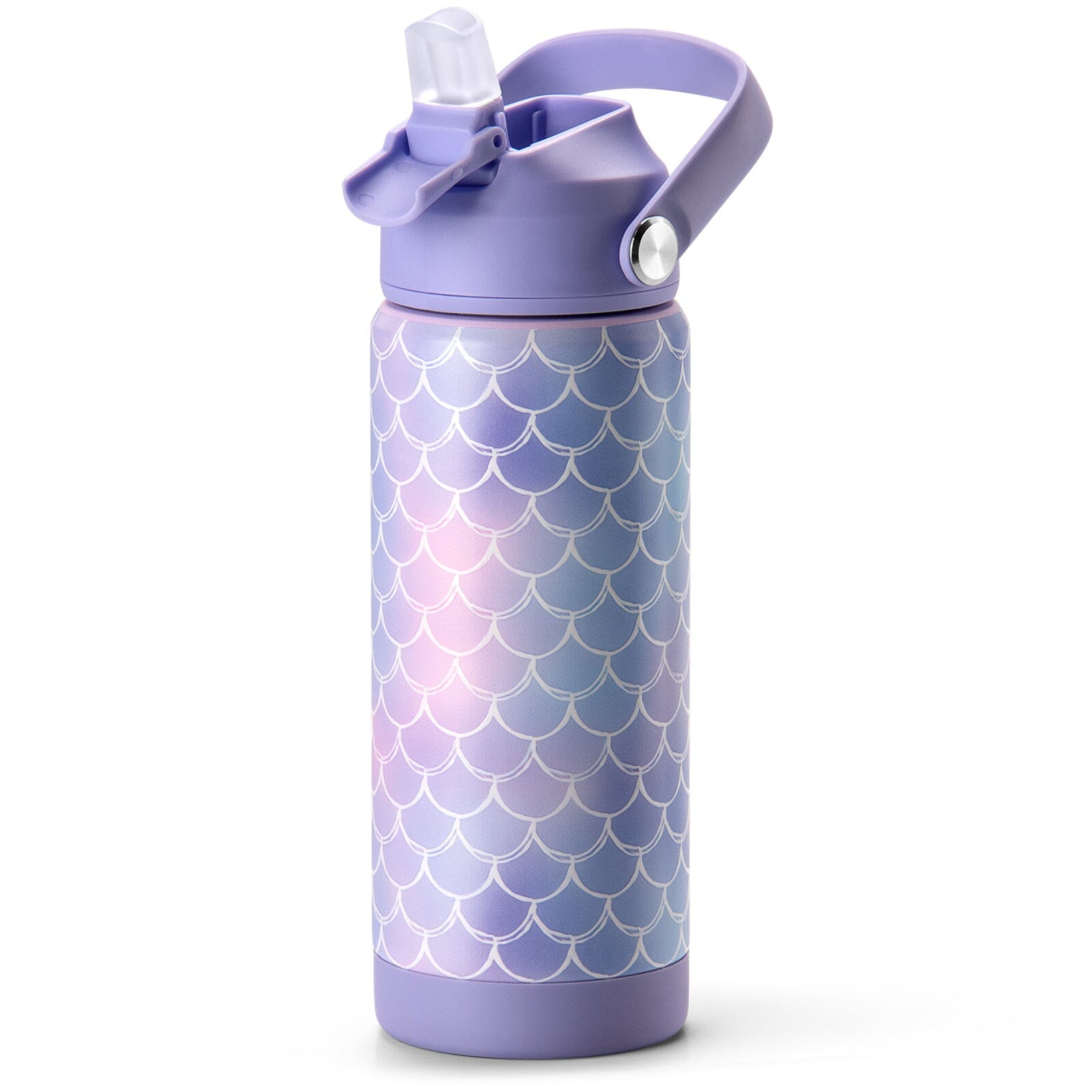 Purple Mermaid Water Bottle chocomochakids 18Oz 