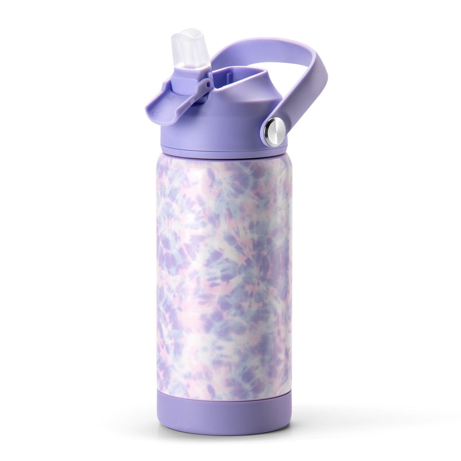 Purple Tie-Dye Water Bottle chocomochakids 14Oz 