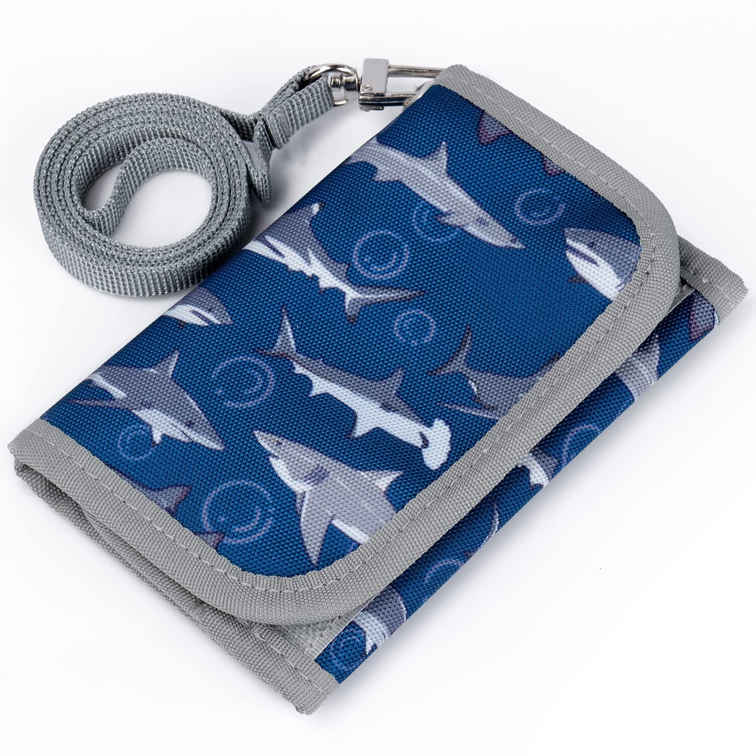 Shark Blue Wallet Boys Wallets Choco Mocha 