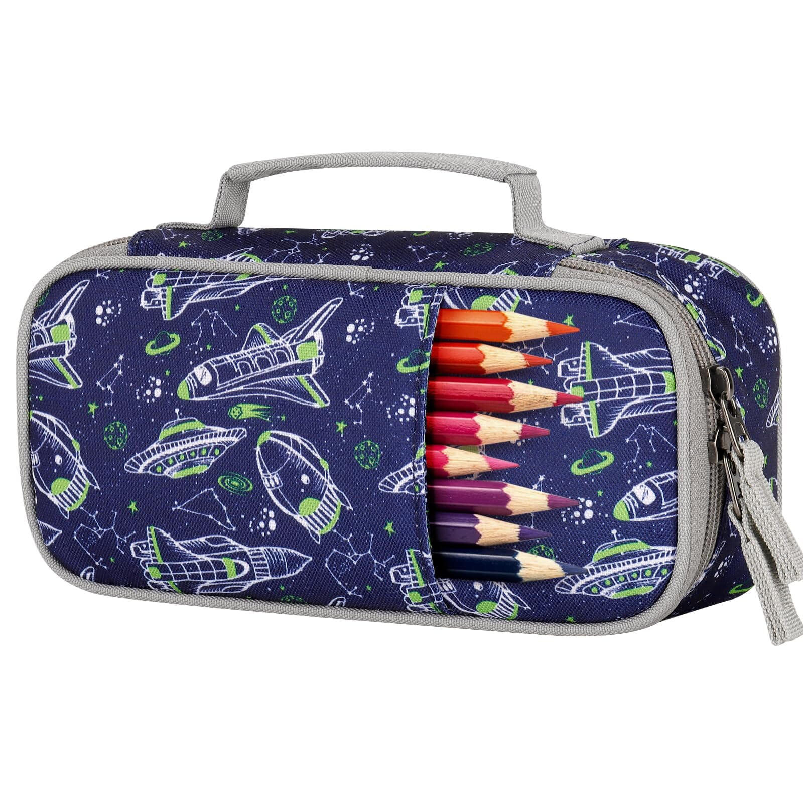 Space Navy Blue Pencil Case Pencil Case Choco Mocha 