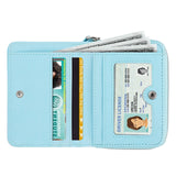 Teal Leather Wallet Leather Bifold Wallet Choco Mocha 