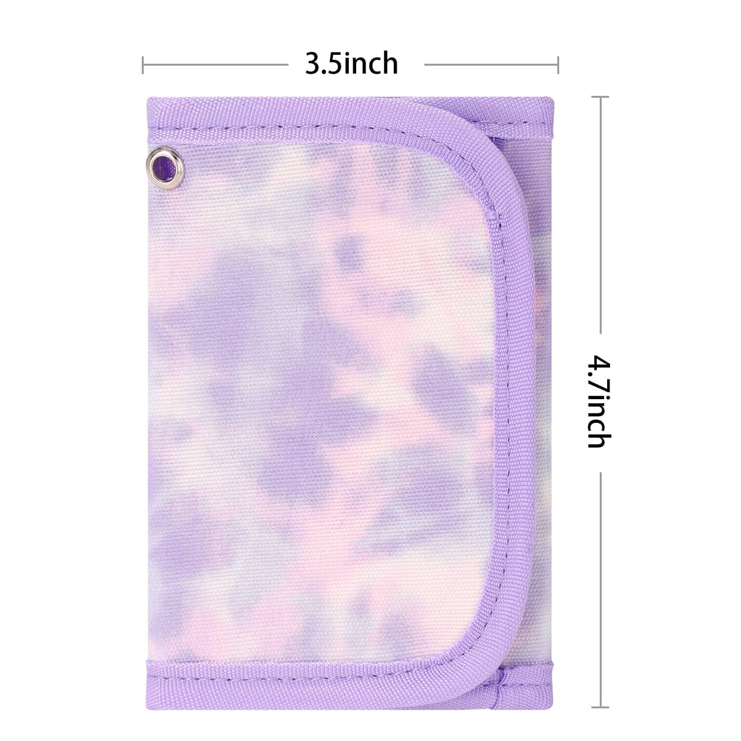 Tie Dye - Pink Purple Wallet Girls Wallet Choco Mocha 