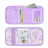 Tie Dye - Pink Purple Wallet Girls Wallet Choco Mocha 