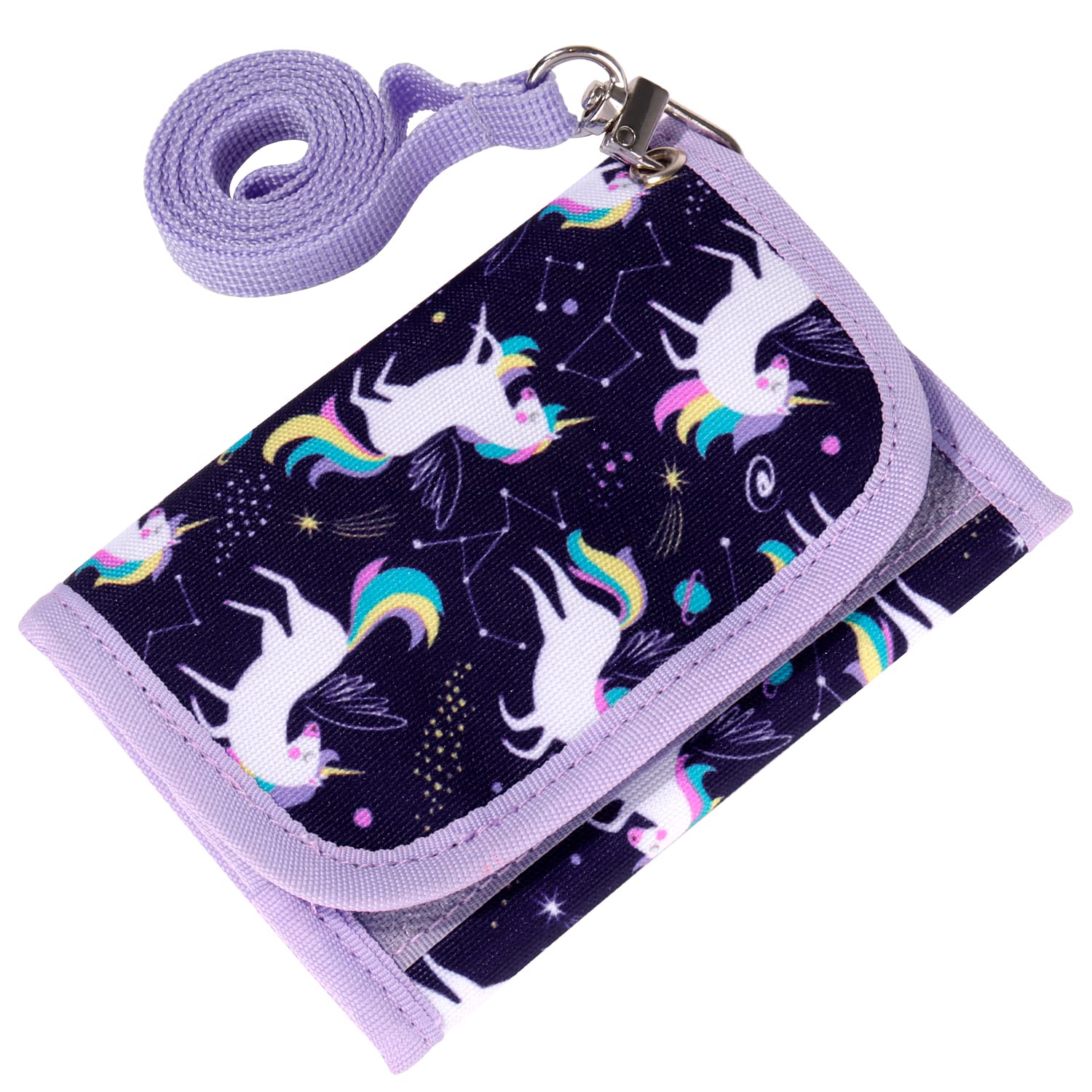 Unicorn-Purple Wallet Girls Wallet Choco Mocha 