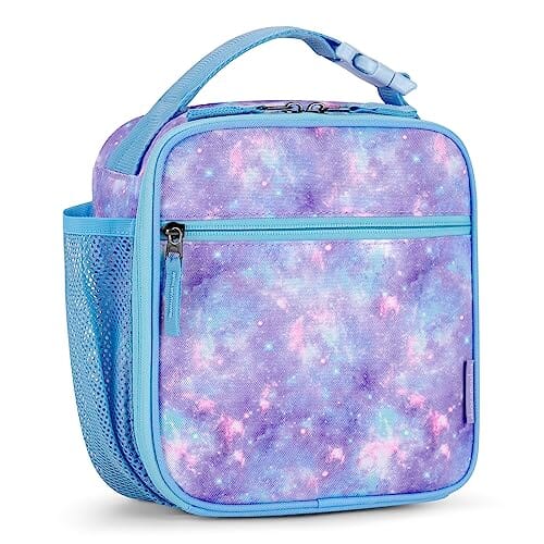 Choco Mocha Girls Lunch Box for School, Galaxy Lunch Bag for Kids, Blue Purple chocomochakids 